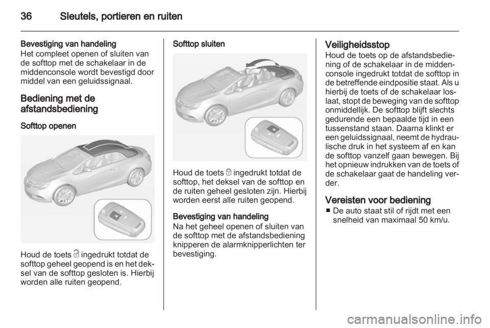 OPEL CASCADA 2013.5  Gebruikershandleiding (in Dutch) 