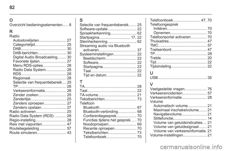 OPEL CASCADA 2014.5 Handleiding Infotainment (in Dutch) 82
O
Overzicht bedieningselementen .....8
R Radio Autostorelijsten.......................... 27
Categorielijst ............................. 25
DAB ........................................... 30
DAB-b OPEL CASCADA 2014.5 Handleiding Infotainment (in Dutch) 82
O
Overzicht bedieningselementen .....8
R Radio Autostorelijsten.......................... 27
Categorielijst ............................. 25
DAB ........................................... 30
DAB-b