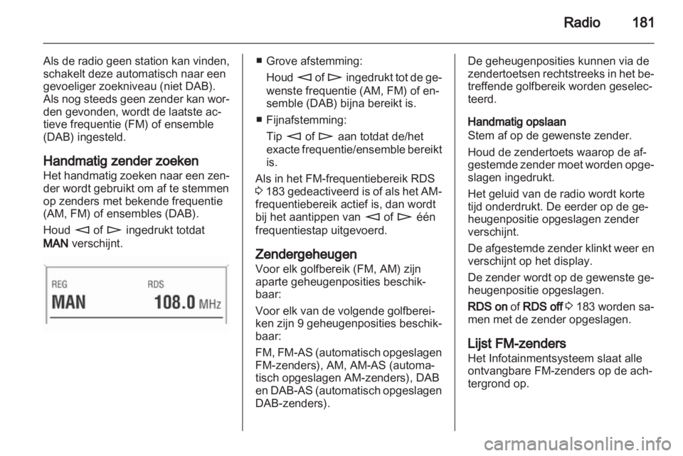 OPEL CORSA 2013 Handleiding Infotainment (in Dutch) OPEL CORSA 2013 Handleiding Infotainment (in Dutch)