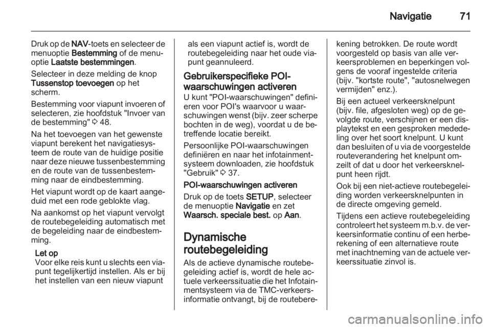 OPEL CORSA 2013  Handleiding Infotainment (in Dutch) 