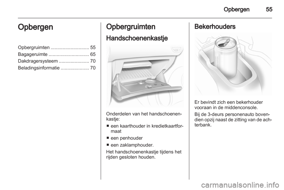 OPEL CORSA 2013  Gebruikershandleiding (in Dutch) 