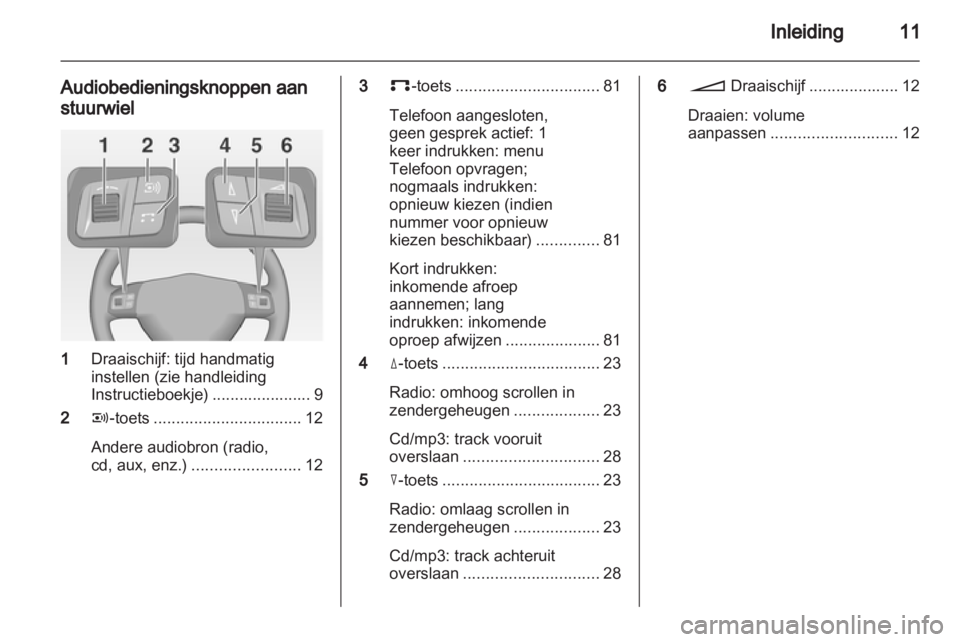 OPEL CORSA 2013.5 Handleiding Infotainment (in Dutch) OPEL CORSA 2013.5 Handleiding Infotainment (in Dutch)