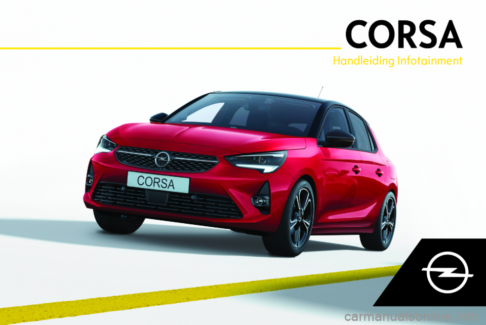 OPEL CORSA F 2020  Handleiding Infotainment (in Dutch) 