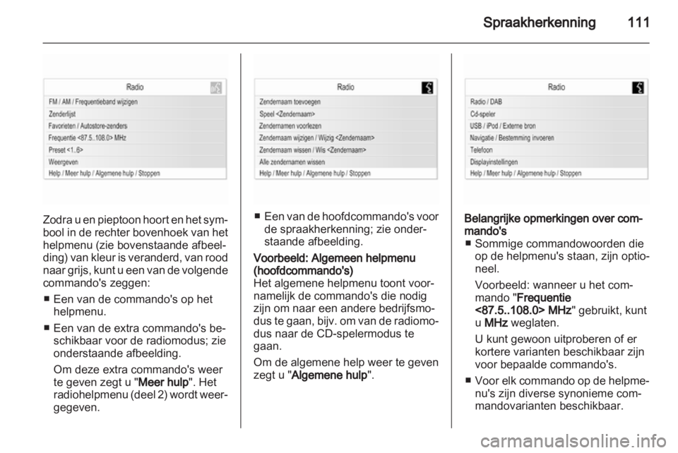 OPEL INSIGNIA 2012.5  Handleiding Infotainment (in Dutch)  OPEL INSIGNIA 2012.5  Handleiding Infotainment (in Dutch)