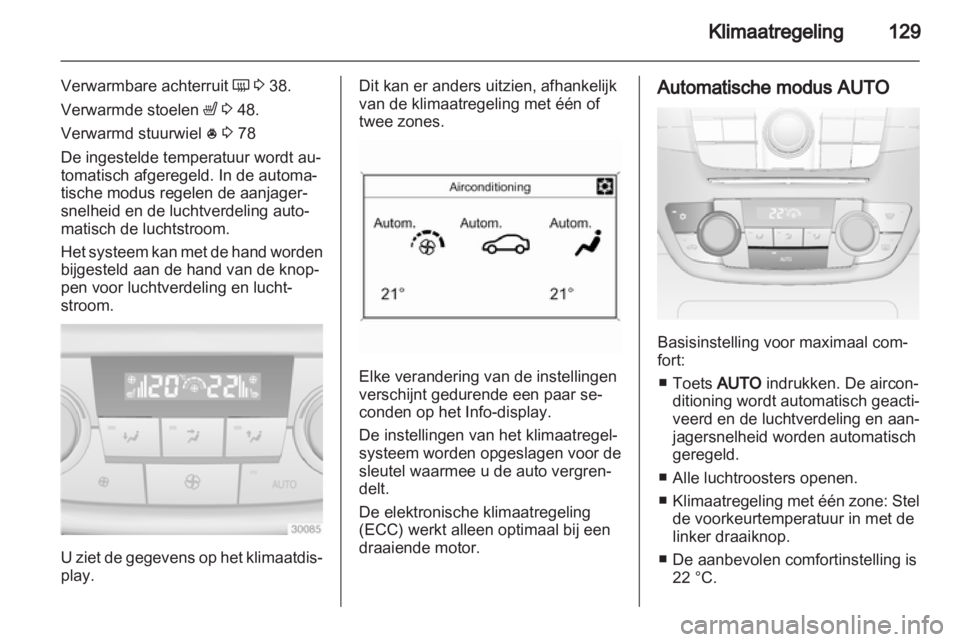 OPEL INSIGNIA 2012.5  Gebruikershandleiding (in Dutch) 