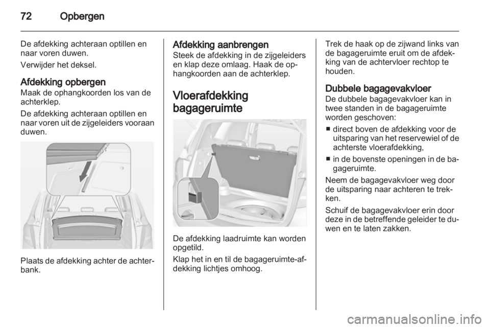 OPEL MERIVA 2011  Gebruikershandleiding (in Dutch) 