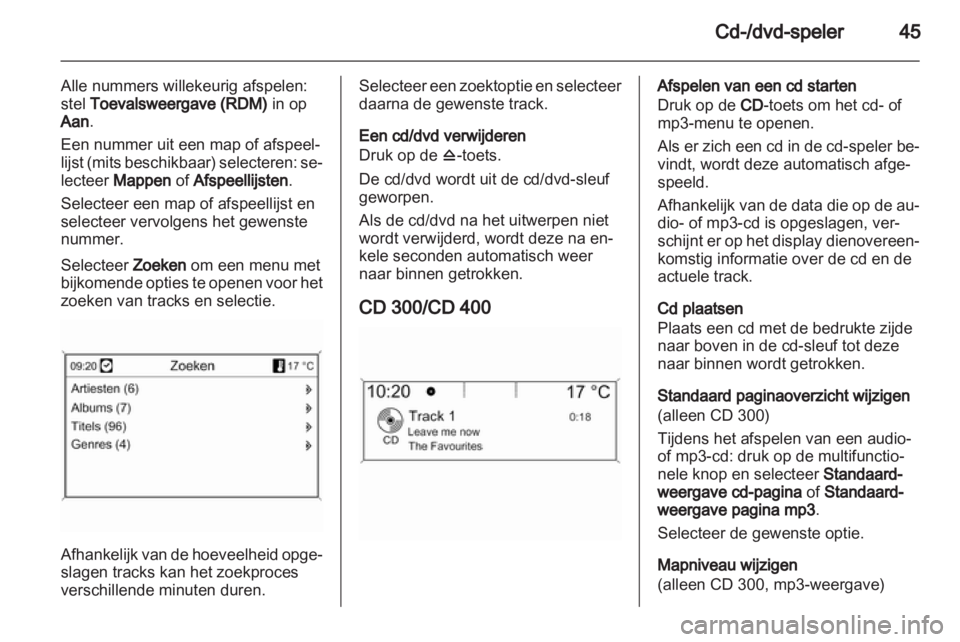 OPEL MERIVA 2011.25  Handleiding Infotainment (in Dutch) 