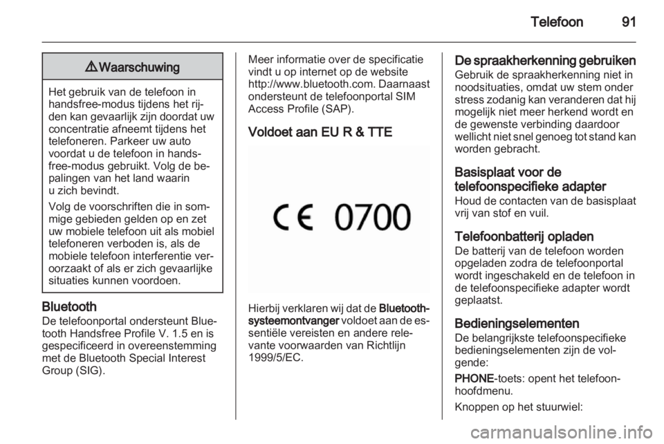 OPEL MERIVA 2011.25 Handleiding Infotainment (in Dutch) OPEL MERIVA 2011.25 Handleiding Infotainment (in Dutch)