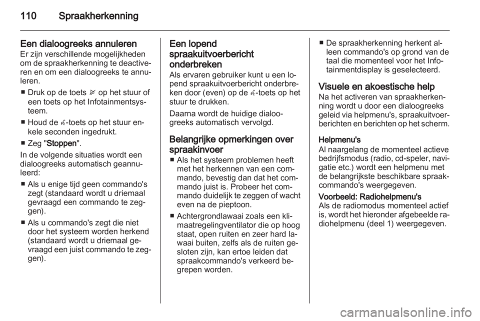 OPEL MERIVA 2012  Handleiding Infotainment (in Dutch) 