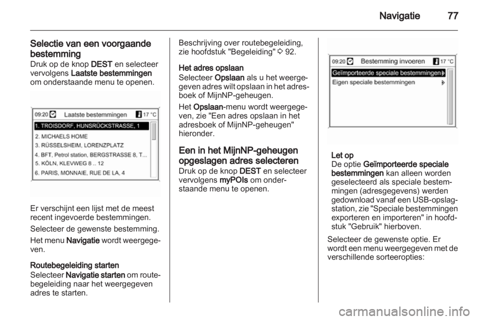 OPEL MERIVA 2012  Handleiding Infotainment (in Dutch) 