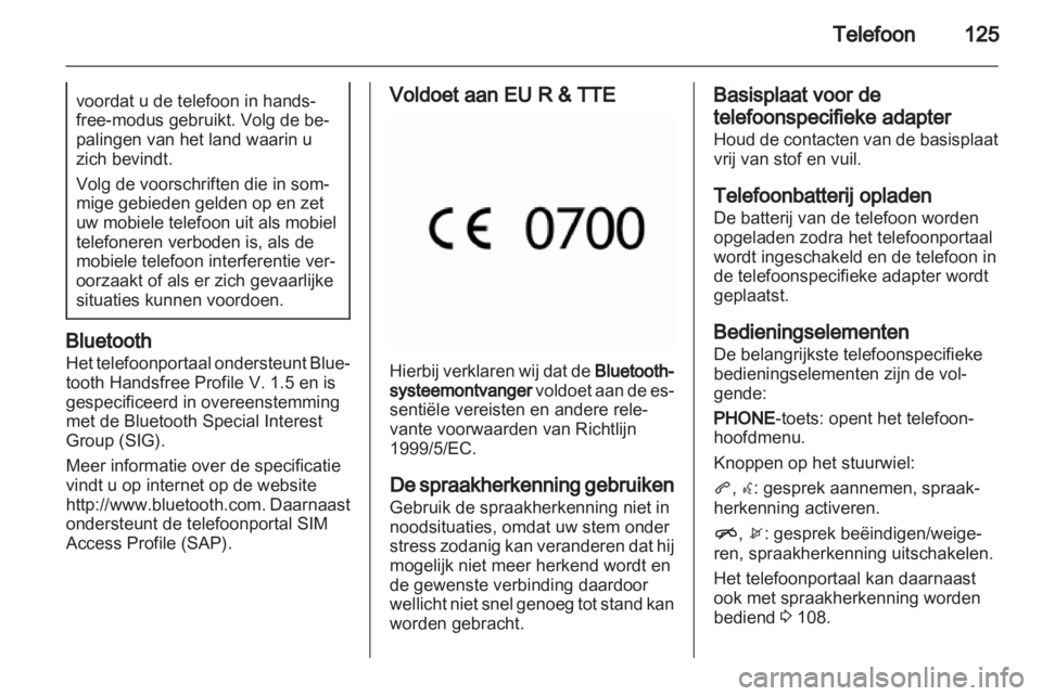OPEL MERIVA 2012.5  Handleiding Infotainment (in Dutch) 
