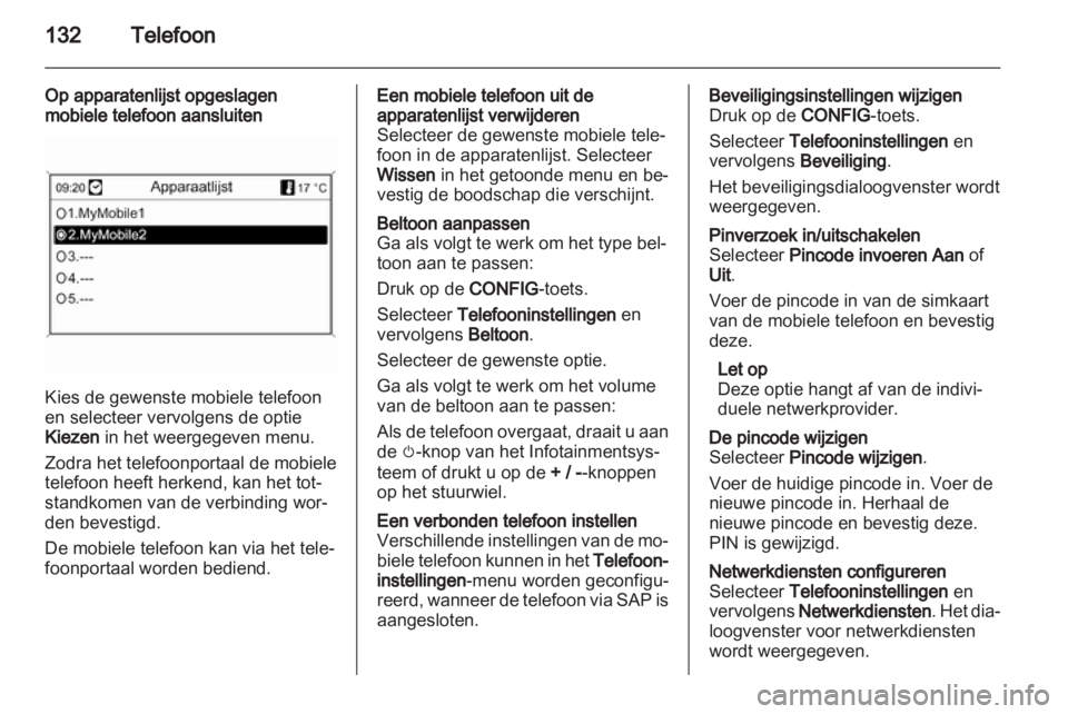 OPEL MERIVA 2012.5  Handleiding Infotainment (in Dutch) 
