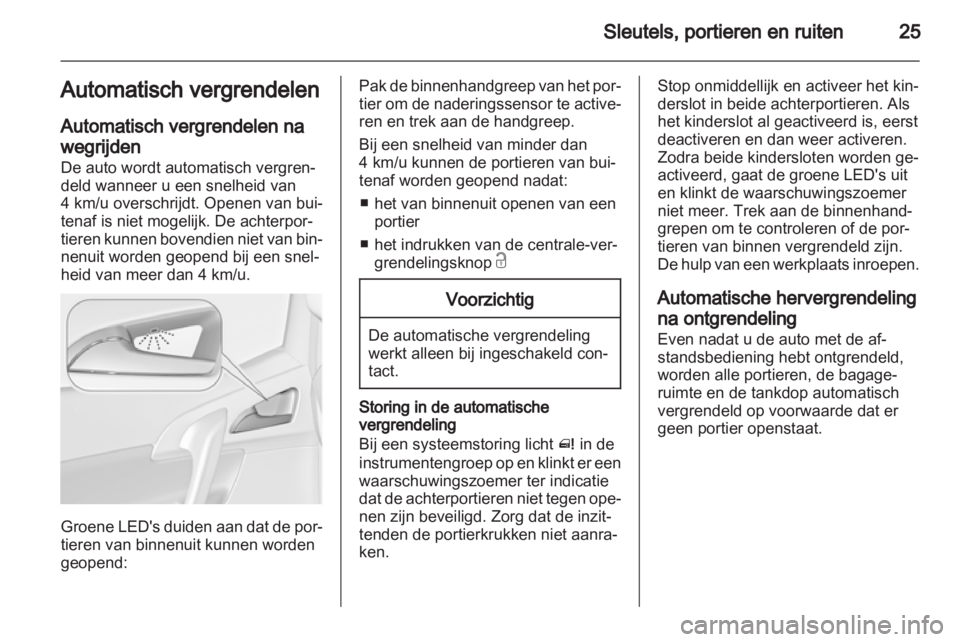 OPEL MERIVA 2012.5 Gebruikershandleiding (in Dutch) OPEL MERIVA 2012.5 Gebruikershandleiding (in Dutch)