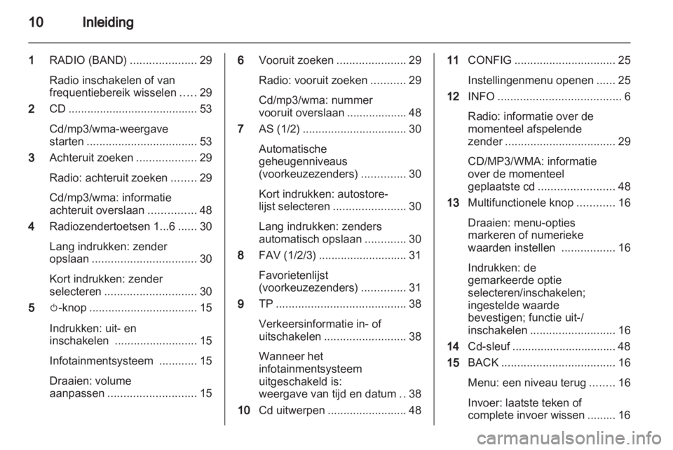 OPEL MERIVA 2013  Handleiding Infotainment (in Dutch) 