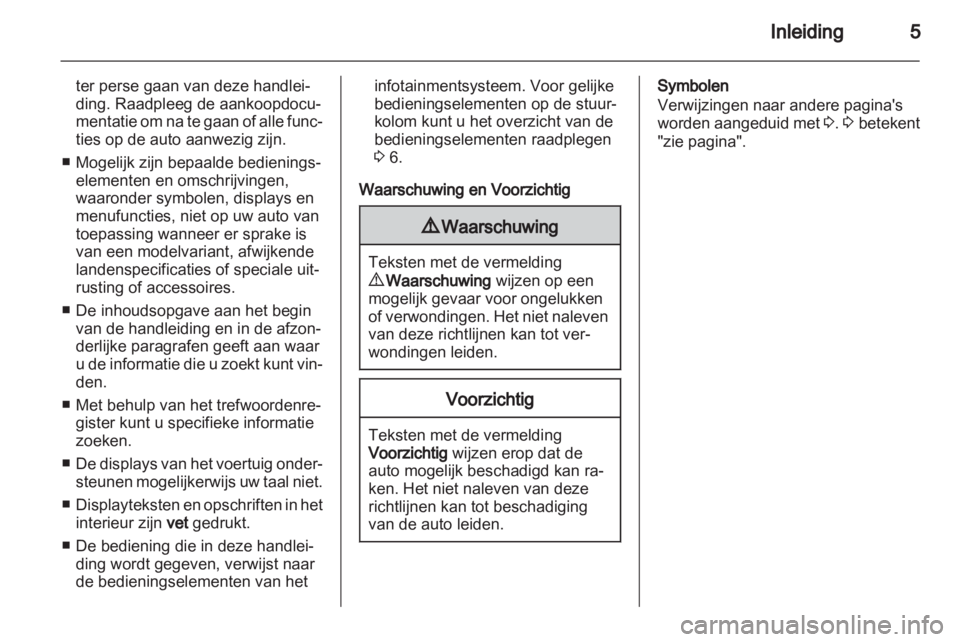 OPEL VIVARO 2012.5  Handleiding Infotainment (in Dutch) 