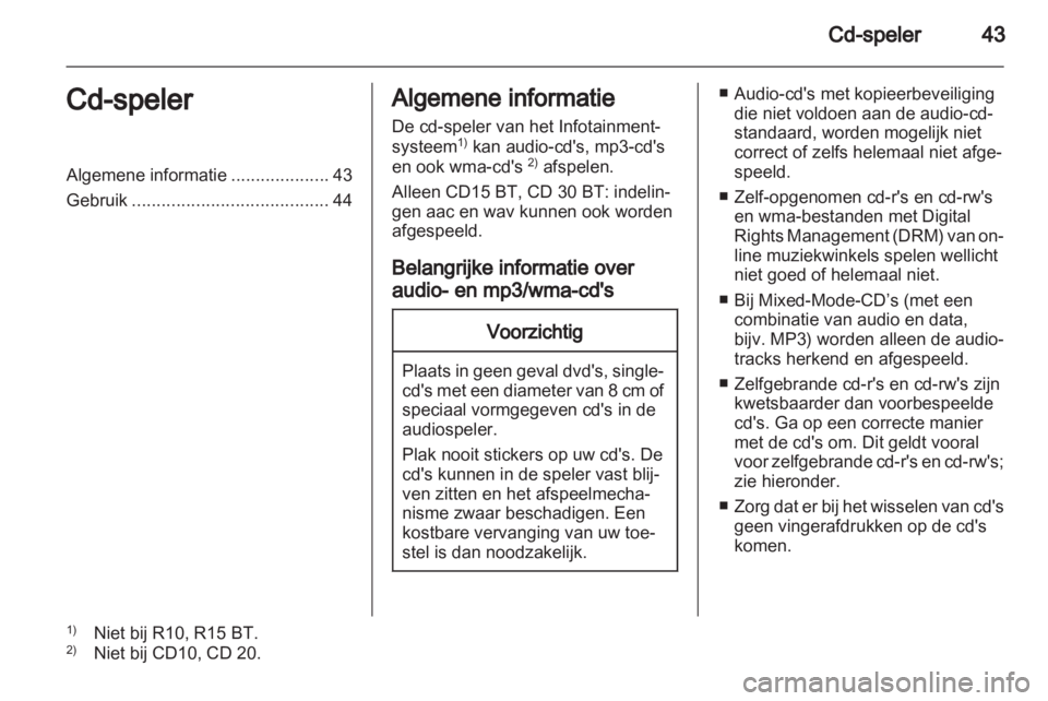 OPEL VIVARO 2012.5  Handleiding Infotainment (in Dutch) 