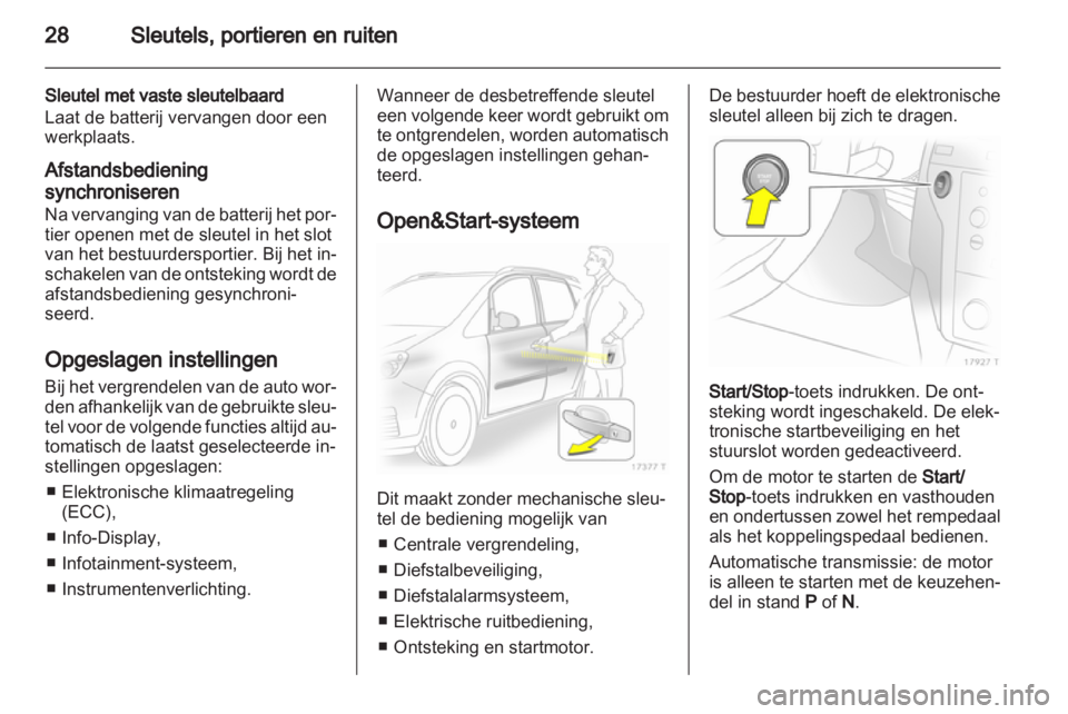 OPEL ZAFIRA 2010  Gebruikershandleiding (in Dutch) 