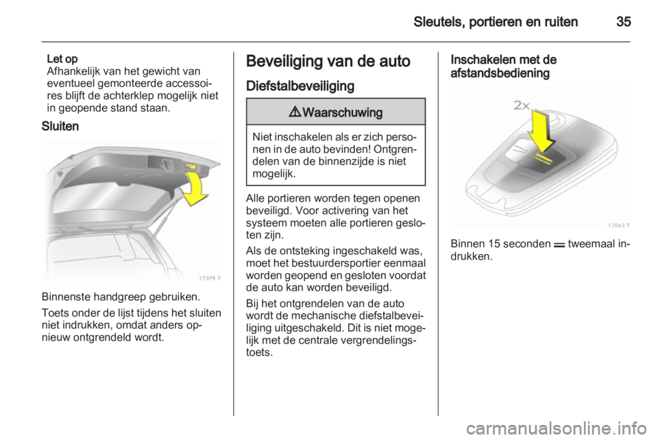 OPEL ZAFIRA 2010  Gebruikershandleiding (in Dutch) 