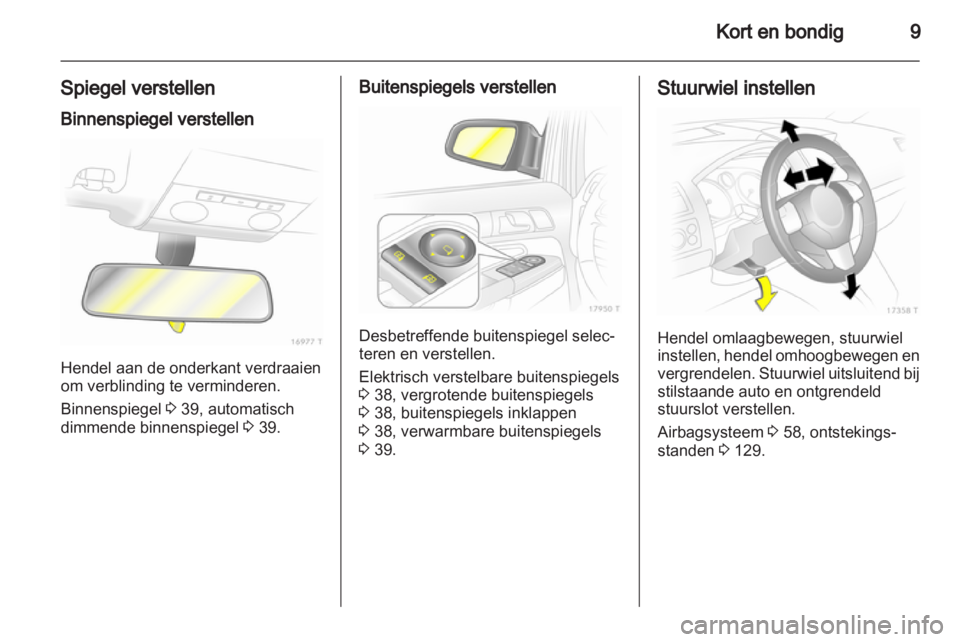 OPEL ZAFIRA 2010  Gebruikershandleiding (in Dutch) 