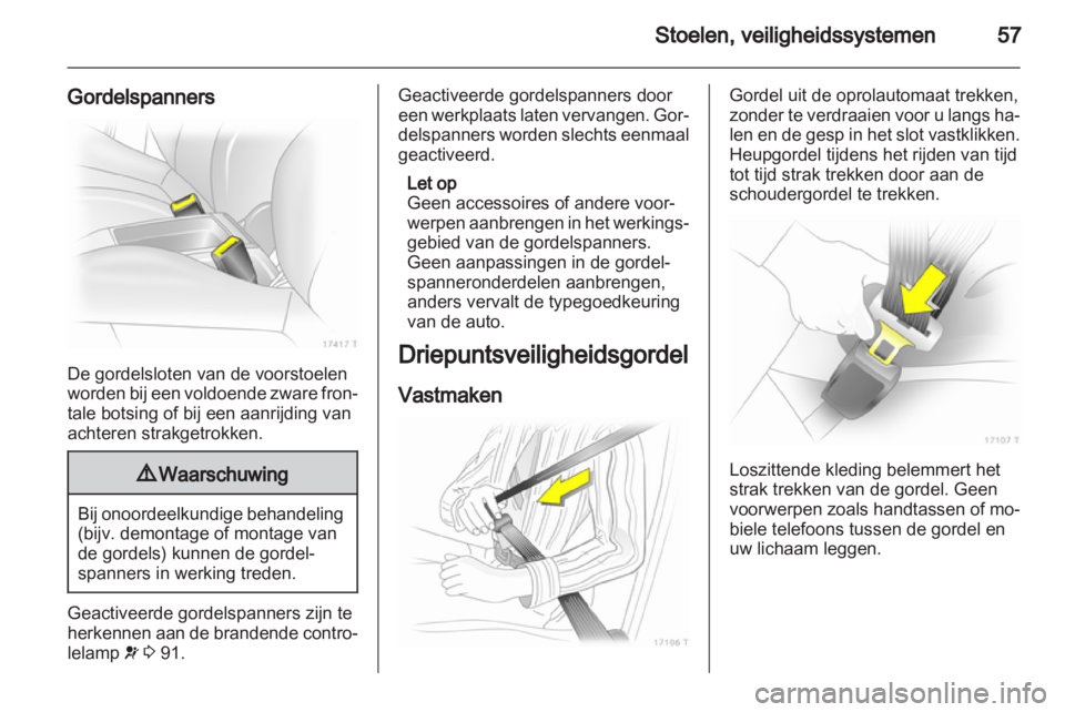 OPEL ZAFIRA 2011  Gebruikershandleiding (in Dutch) 