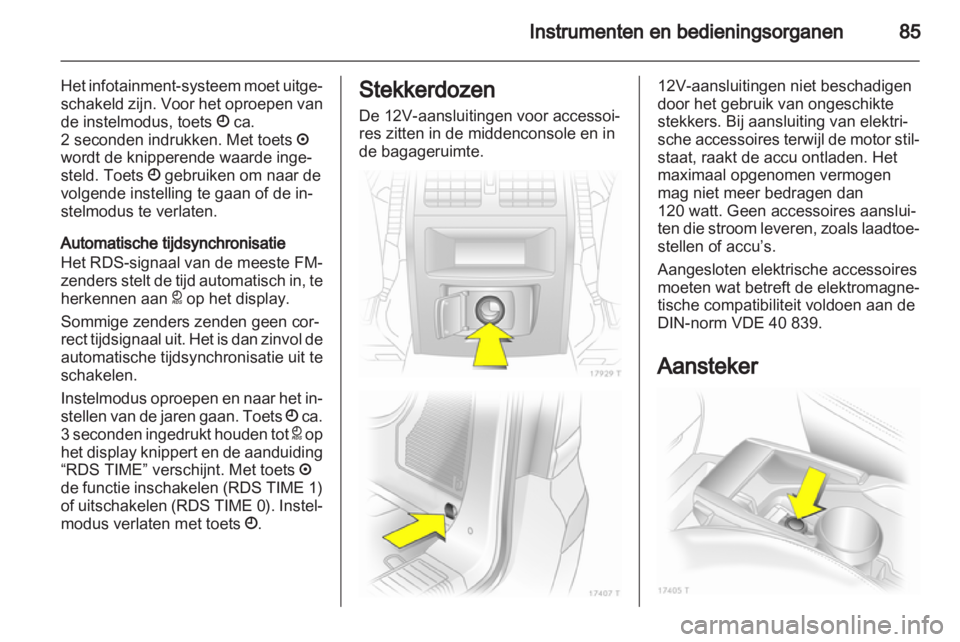 OPEL ZAFIRA 2011  Gebruikershandleiding (in Dutch) 