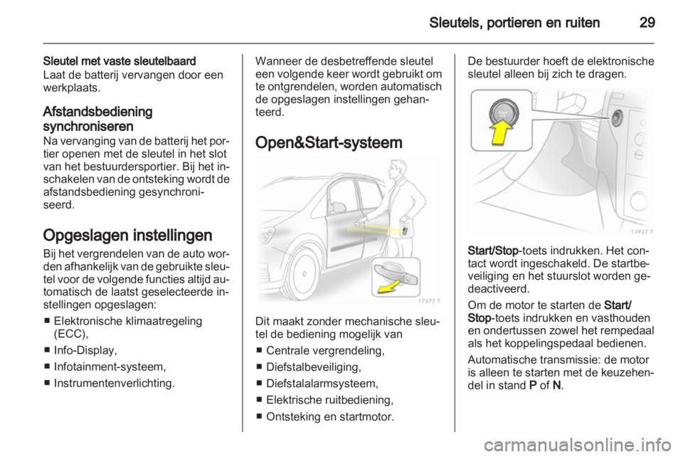 OPEL ZAFIRA 2011.5  Gebruikershandleiding (in Dutch) 