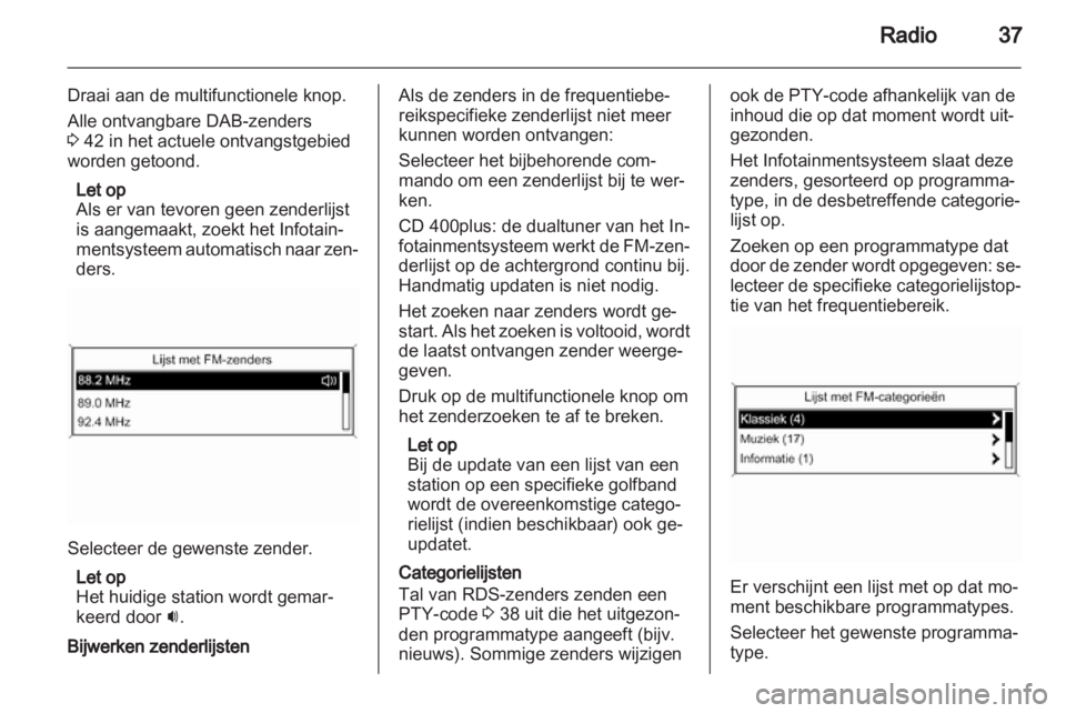 OPEL ZAFIRA B 2013  Handleiding Infotainment (in Dutch) 