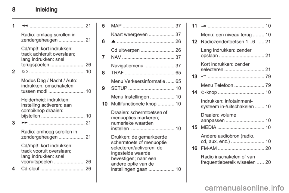 OPEL ZAFIRA B 2014  Handleiding Infotainment (in Dutch) 