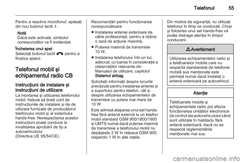 OPEL ADAM 2013  Manual pentru sistemul Infotainment (in Romanian) 