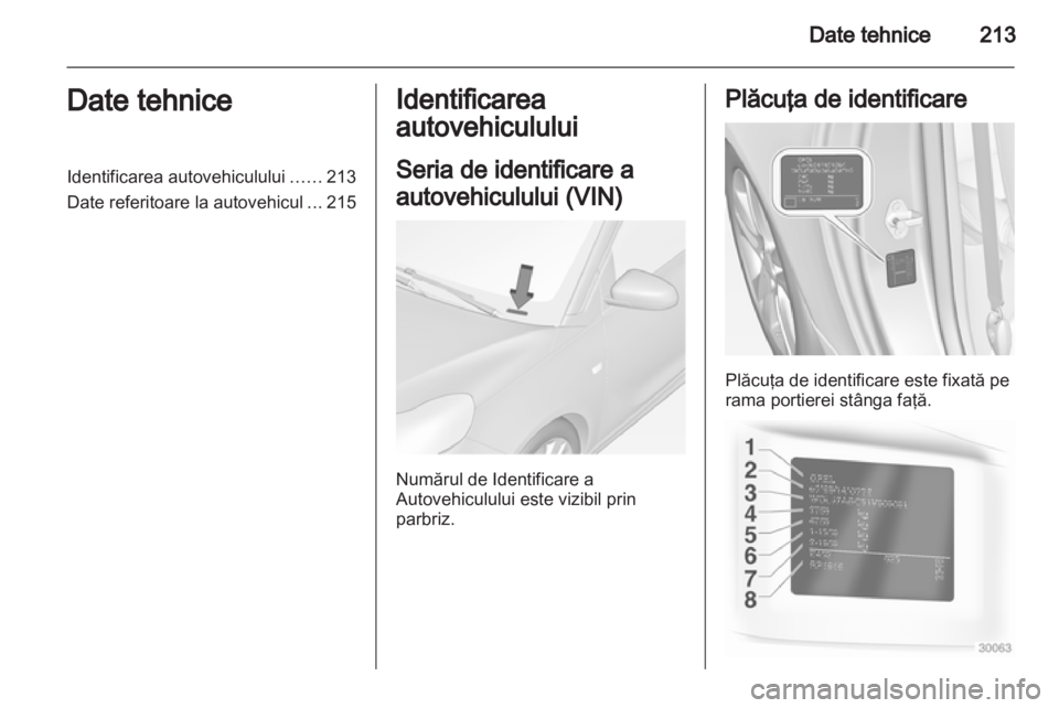OPEL ADAM 2013.5 Manual de utilizare (in Romanian) OPEL ADAM 2013.5 Manual de utilizare (in Romanian)