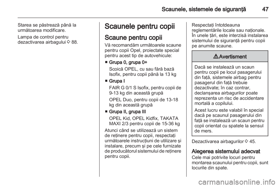 OPEL ADAM 2013.5  Manual de utilizare (in Romanian) 