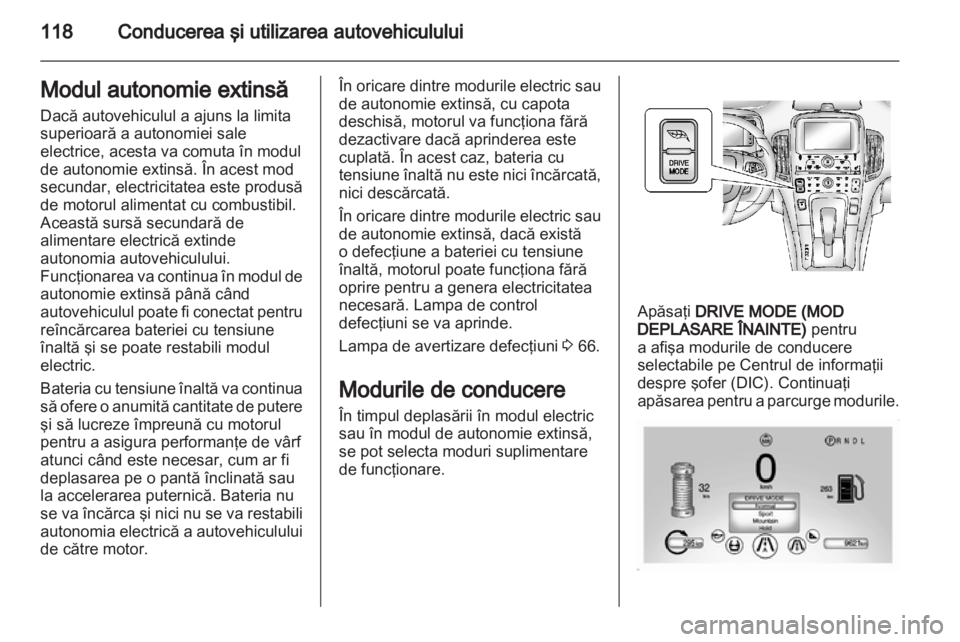 OPEL AMPERA 2012 Manual de utilizare (in Romanian) OPEL AMPERA 2012 Manual de utilizare (in Romanian)