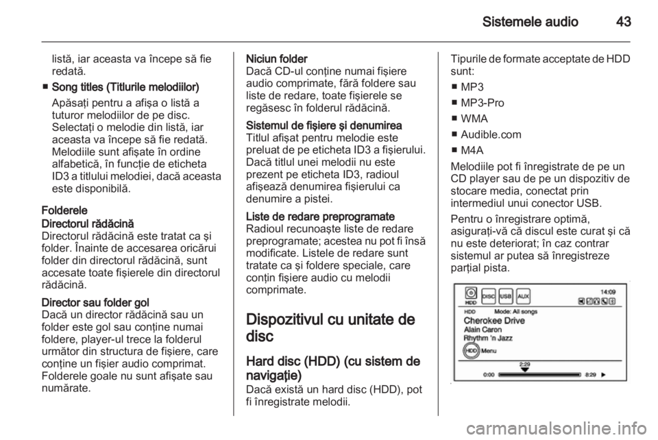 OPEL AMPERA 2013 Manual pentru sistemul Infotainment (in Romanian) OPEL AMPERA 2013 Manual pentru sistemul Infotainment (in Romanian)