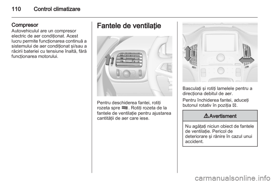 OPEL AMPERA 2013 Manual de utilizare (in Romanian) OPEL AMPERA 2013 Manual de utilizare (in Romanian)