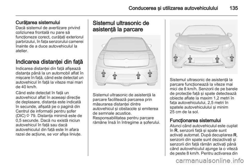 OPEL AMPERA 2013 Manual de utilizare (in Romanian) OPEL AMPERA 2013 Manual de utilizare (in Romanian)