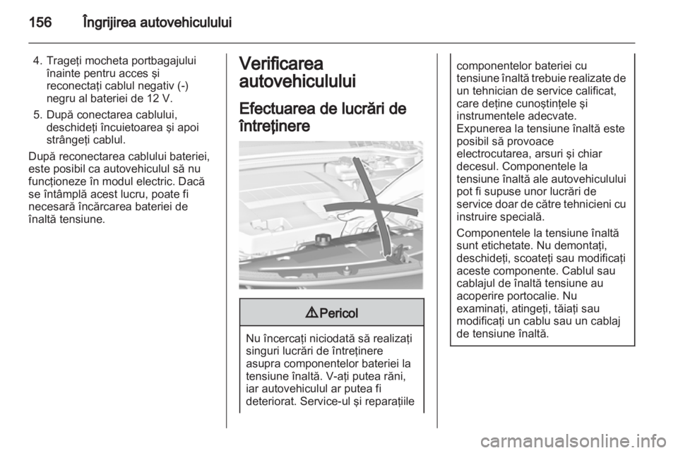 OPEL AMPERA 2013 Manual de utilizare (in Romanian) OPEL AMPERA 2013 Manual de utilizare (in Romanian)