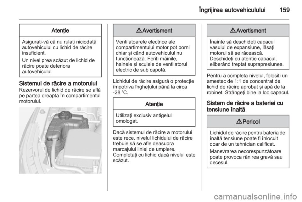 OPEL AMPERA 2013 Manual de utilizare (in Romanian) OPEL AMPERA 2013 Manual de utilizare (in Romanian)