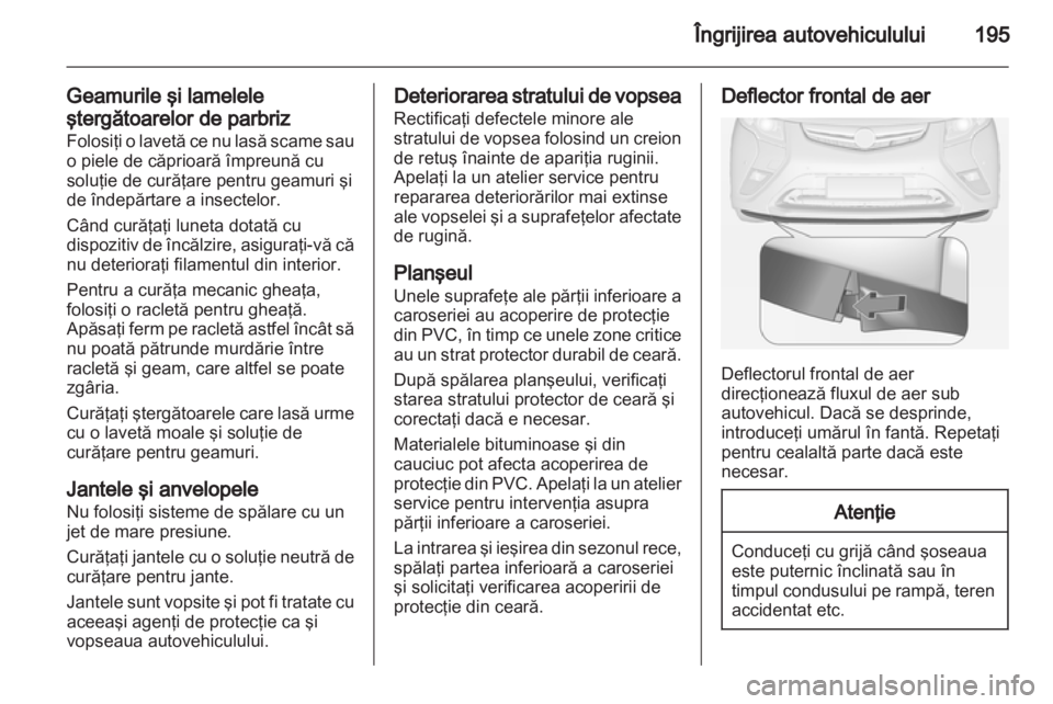 OPEL AMPERA 2013 Manual de utilizare (in Romanian) OPEL AMPERA 2013 Manual de utilizare (in Romanian)