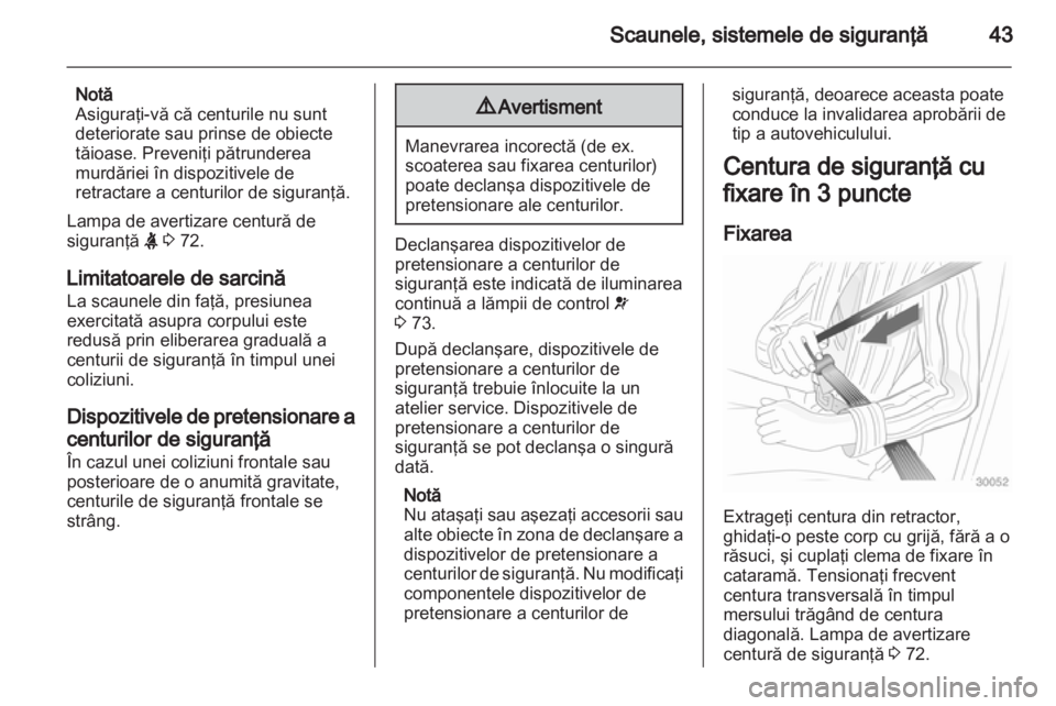 OPEL AMPERA 2013 Manual de utilizare (in Romanian) OPEL AMPERA 2013 Manual de utilizare (in Romanian)