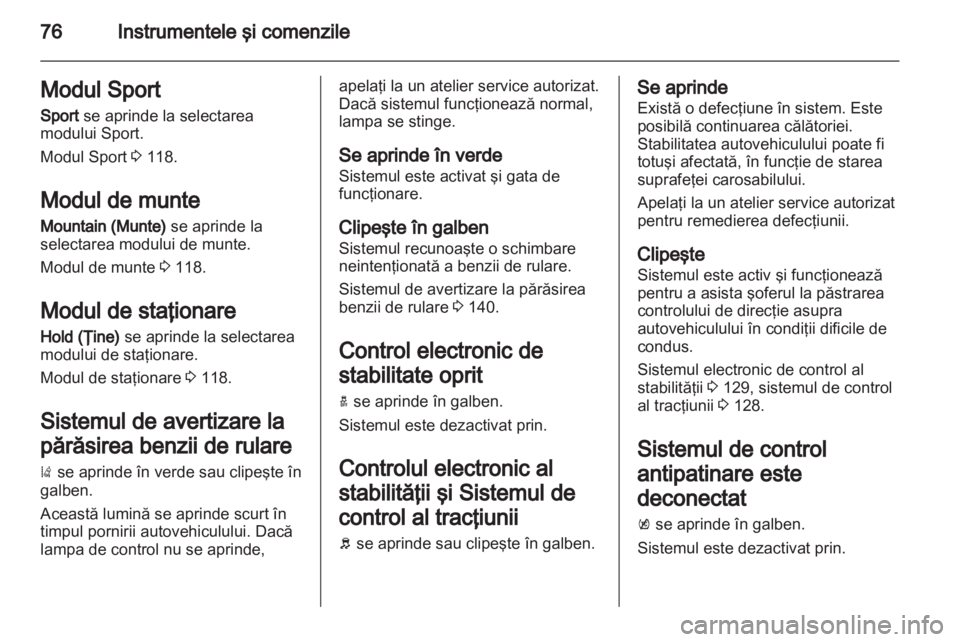 OPEL AMPERA 2013 Manual de utilizare (in Romanian) OPEL AMPERA 2013 Manual de utilizare (in Romanian)