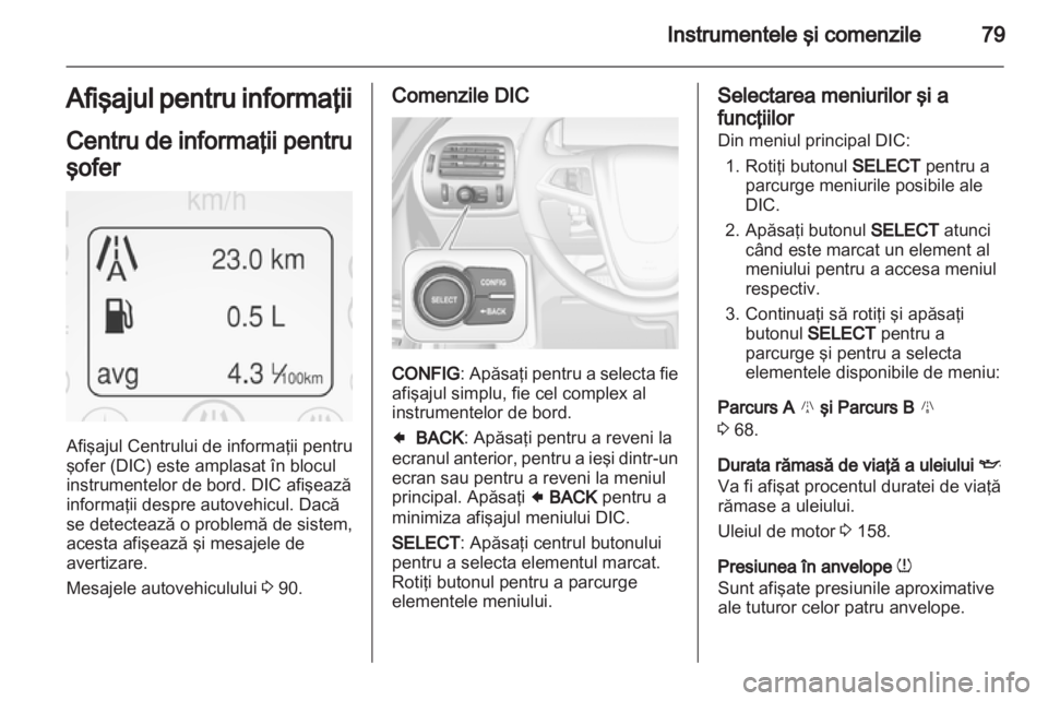OPEL AMPERA 2013 Manual de utilizare (in Romanian) OPEL AMPERA 2013 Manual de utilizare (in Romanian)