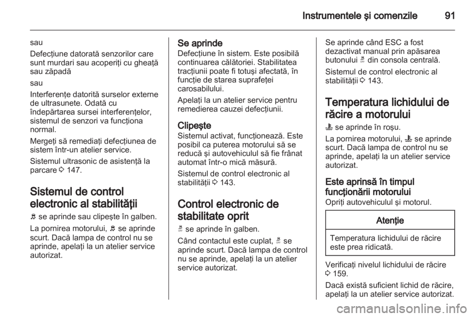 OPEL ANTARA 2011  Manual de utilizare (in Romanian) 