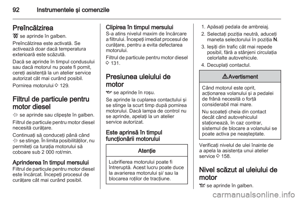 OPEL ANTARA 2011  Manual de utilizare (in Romanian) 