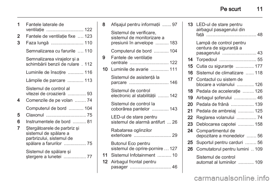 OPEL ANTARA 2012.5  Manual de utilizare (in Romanian) 