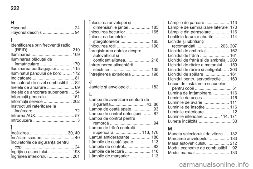 OPEL ANTARA 2012.5  Manual de utilizare (in Romanian) 