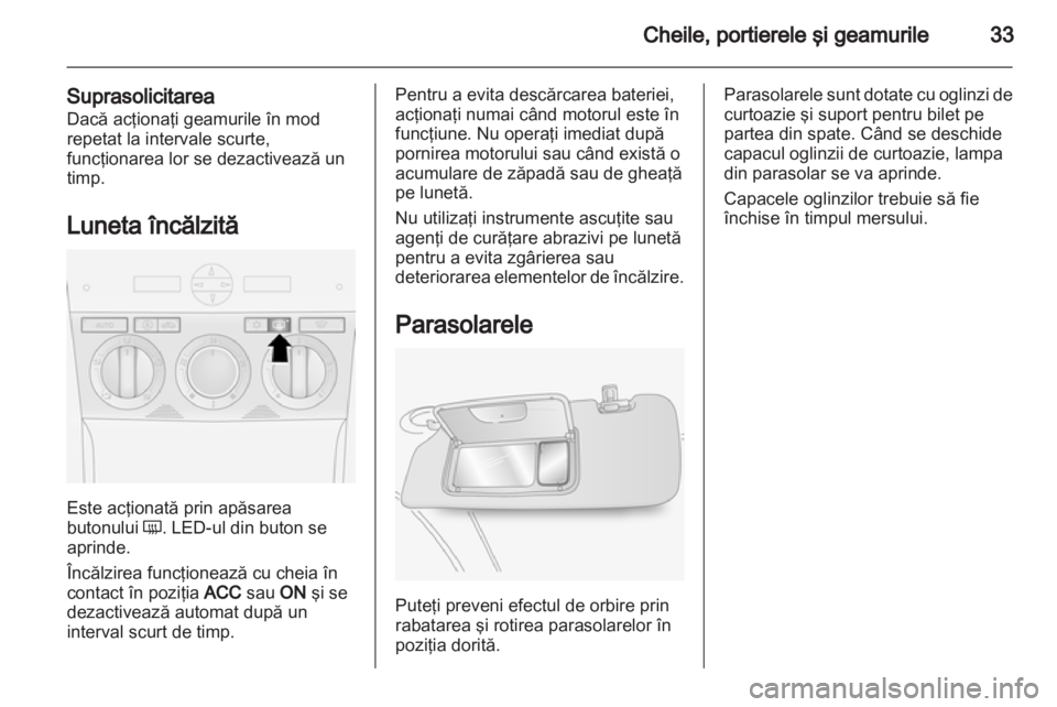 OPEL ANTARA 2012.5  Manual de utilizare (in Romanian) 