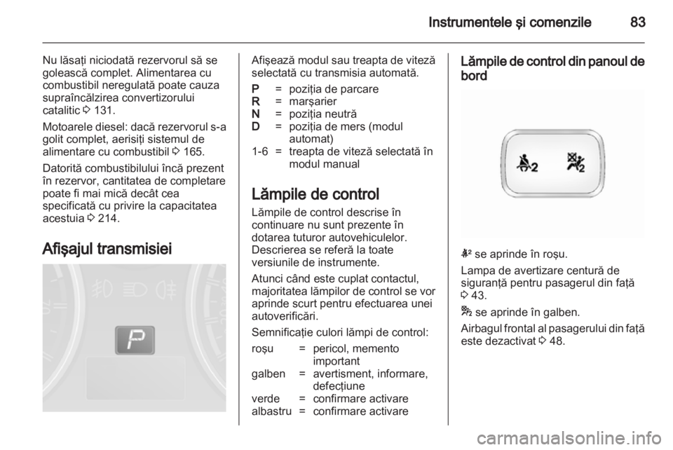 OPEL ANTARA 2012.5  Manual de utilizare (in Romanian) 