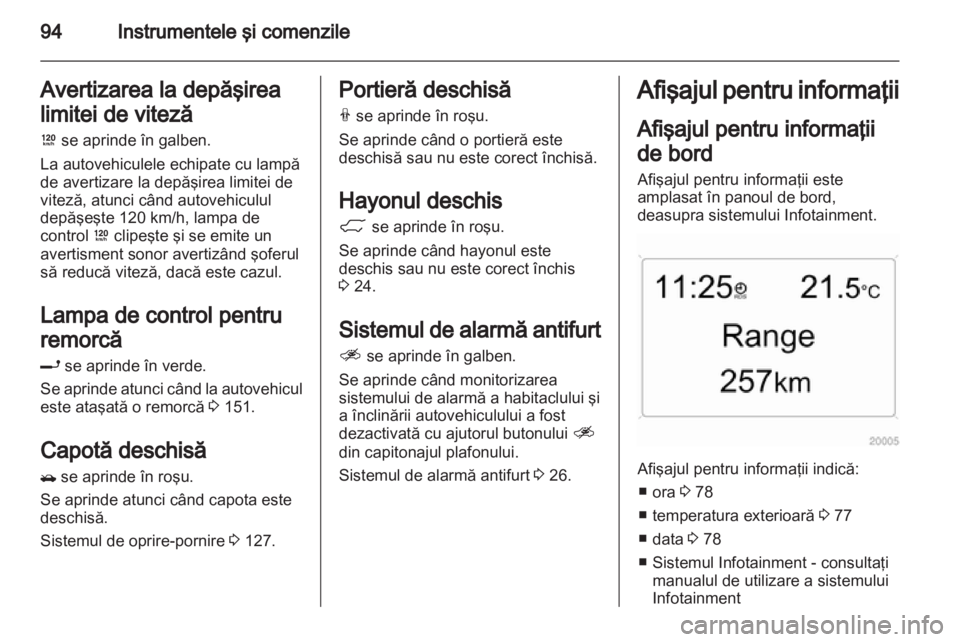 OPEL ANTARA 2012.5 Manual de utilizare (in Romanian) OPEL ANTARA 2012.5 Manual de utilizare (in Romanian)