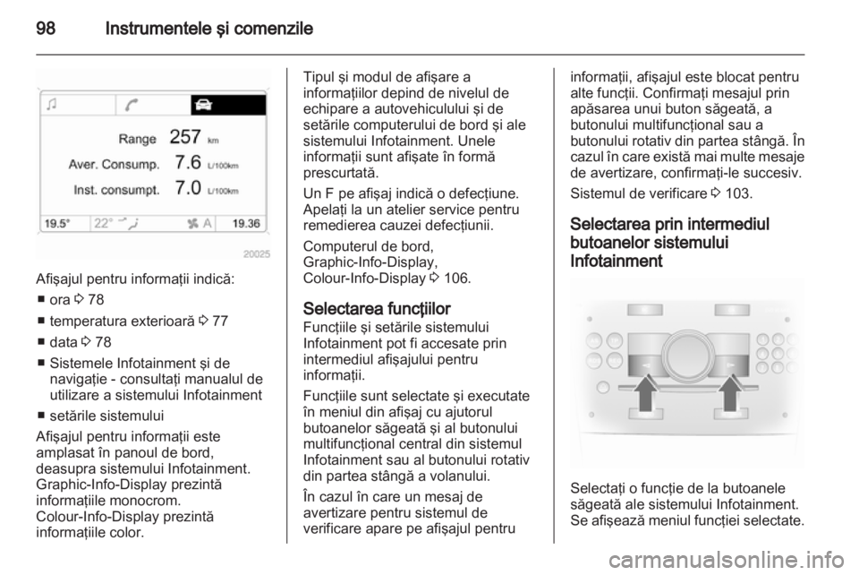 OPEL ANTARA 2012.5 Manual de utilizare (in Romanian) OPEL ANTARA 2012.5 Manual de utilizare (in Romanian)