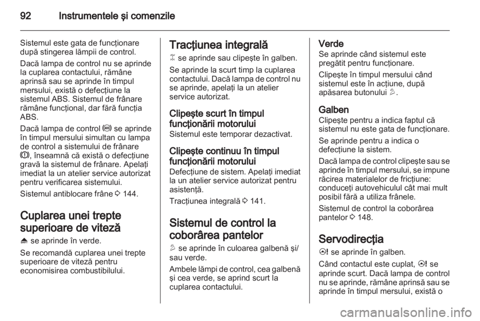 OPEL ANTARA 2013.5 Manual de utilizare (in Romanian) OPEL ANTARA 2013.5 Manual de utilizare (in Romanian)